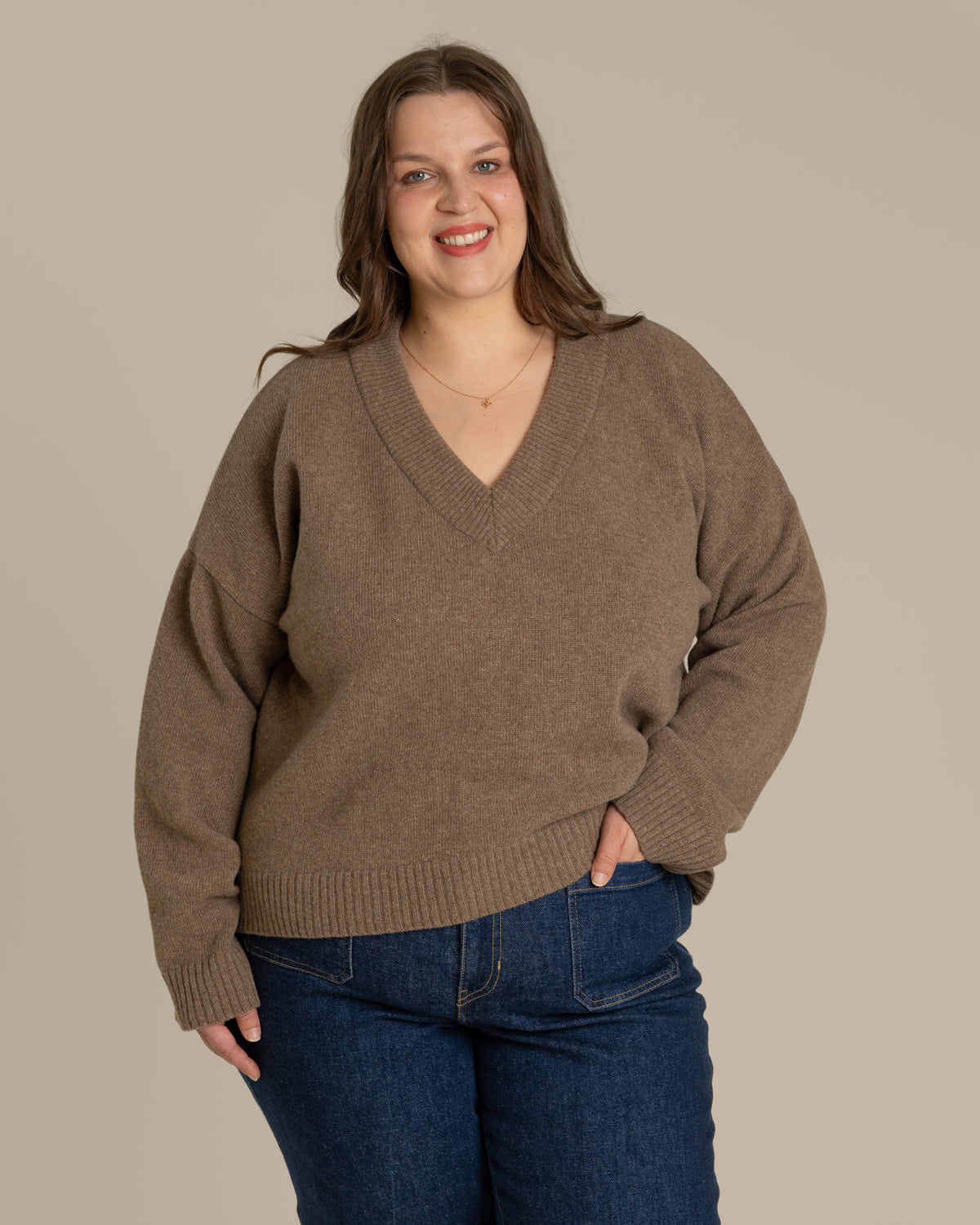 Väre Strickware, mittelbraun