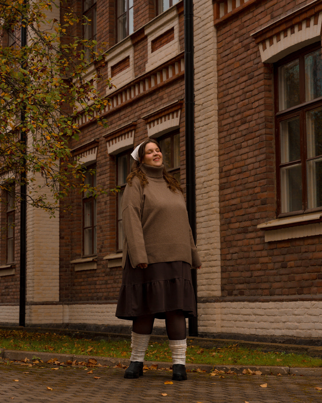 Utu Rollkragenpullover, mittelbraun